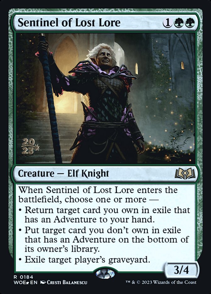 Sentinela do Saber Perdido / Sentinel of Lost Lore - Magic: The Gathering - MoxLand
