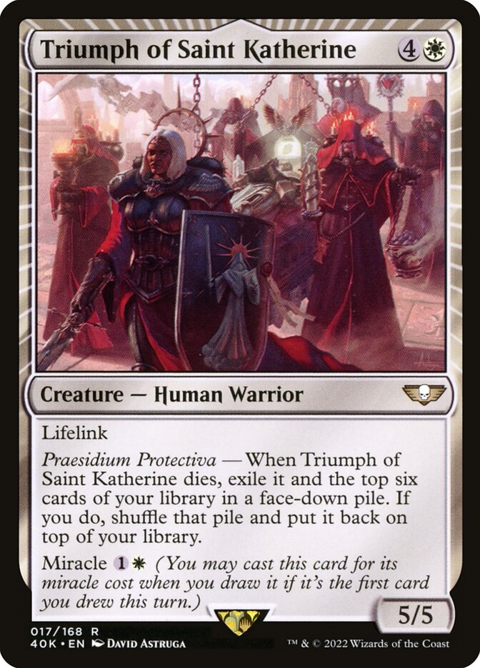 Triunfo de Santa Katherine / Triumph of Saint Katherine - Magic: The Gathering - MoxLand