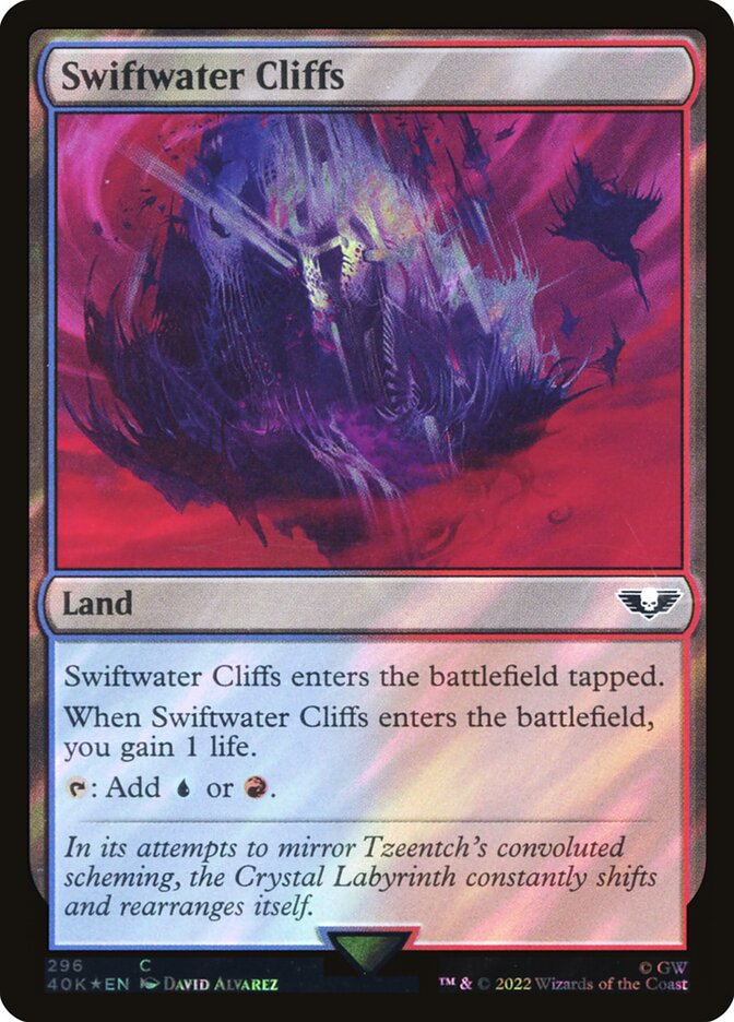 Cordilheiras das Cascatas / Swiftwater Cliffs - Magic: The Gathering - MoxLand