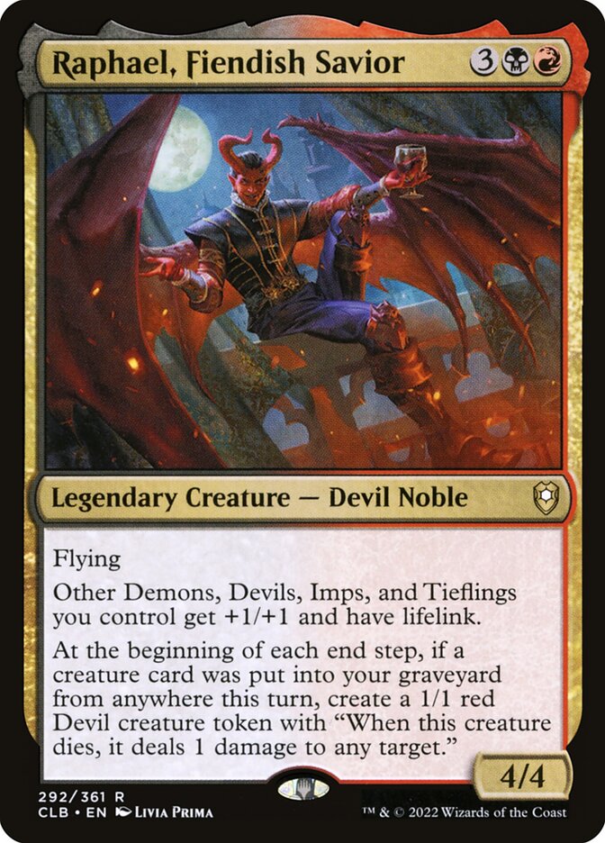 Raphael, Salvador Demoníaco / Raphael, Fiendish Savior - Magic: The Gathering - MoxLand
