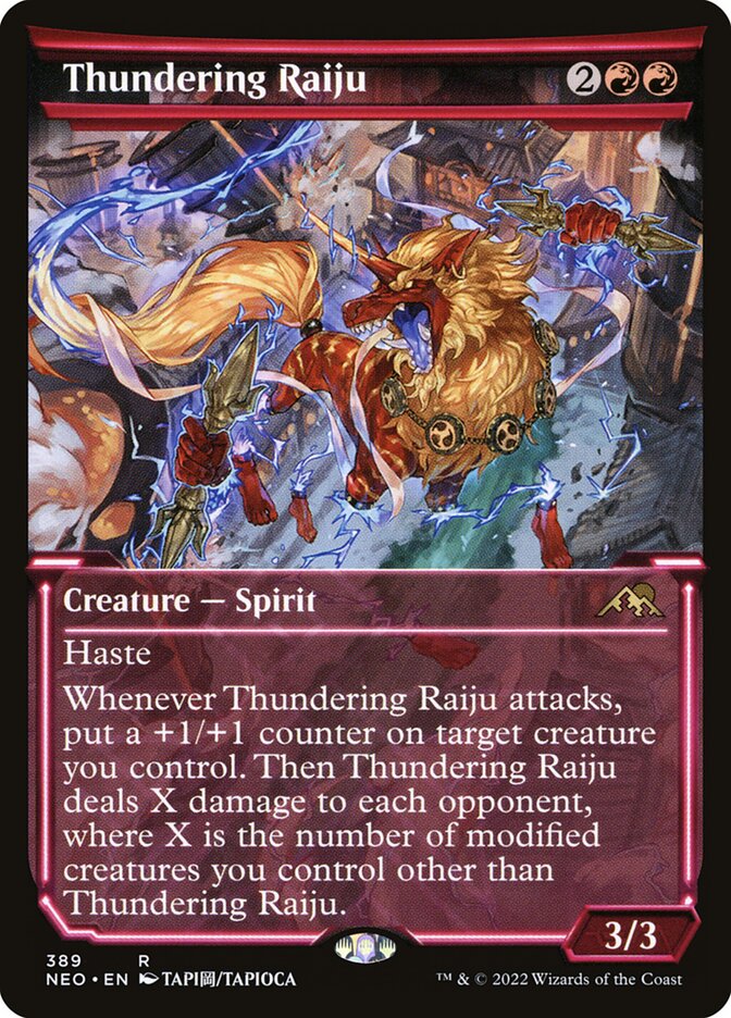 Raiju Trovejante / Thundering Raiju - Magic: The Gathering - MoxLand