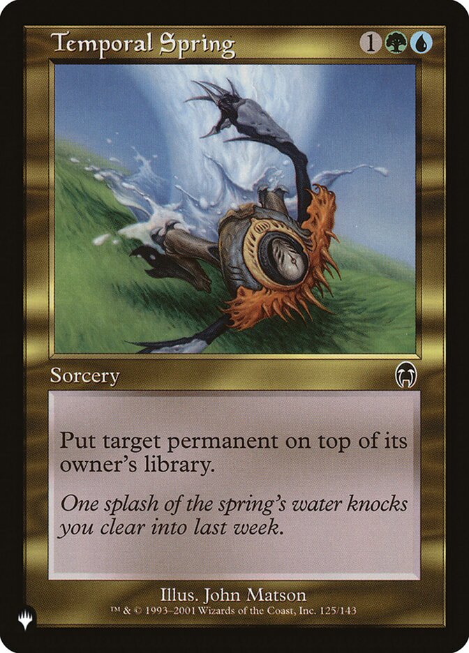 Fonte Temporal / Temporal Spring - Magic: The Gathering - MoxLand