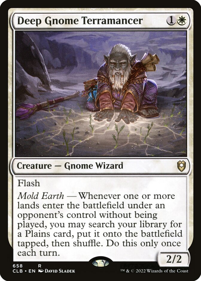 Terramante Gnomo das Profundezas / Deep Gnome Terramancer - Magic: The Gathering - MoxLand