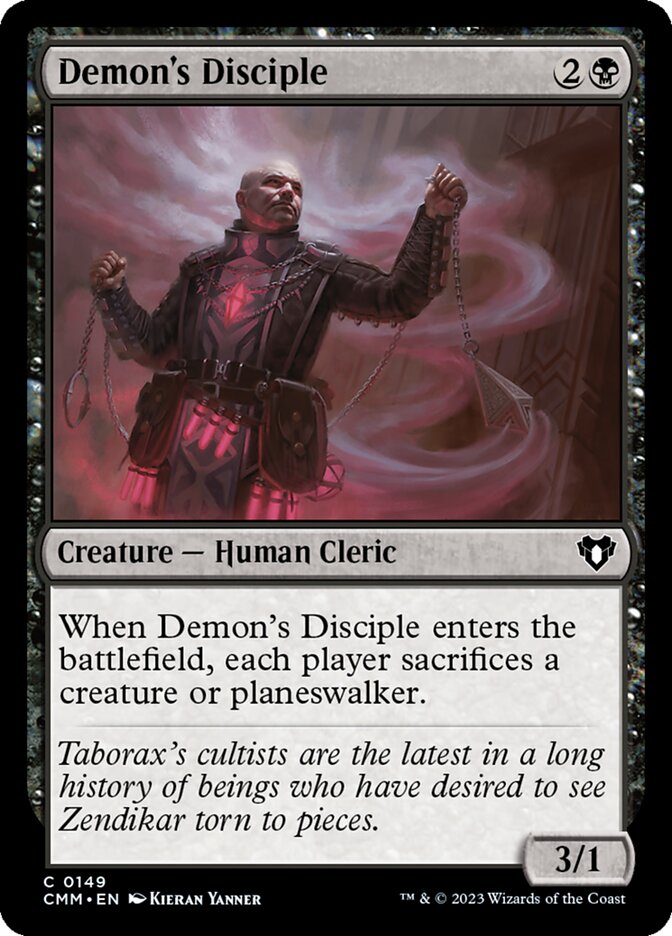 Discípulo do Demônio / Demon's Disciple - Magic: The Gathering - MoxLand