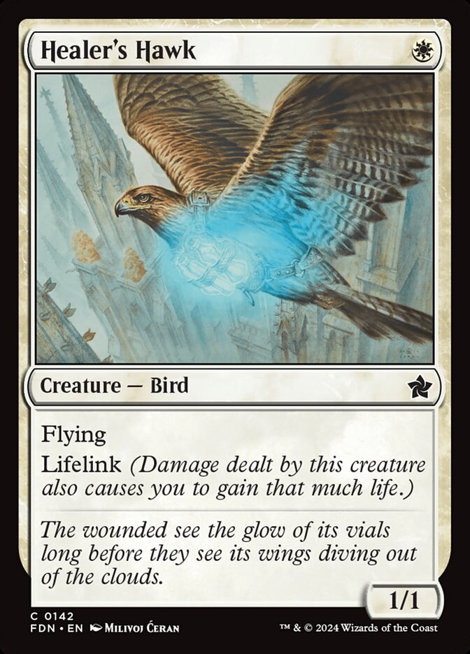 Falcão do Curandeiro / Healer's Hawk - Magic: The Gathering - MoxLand