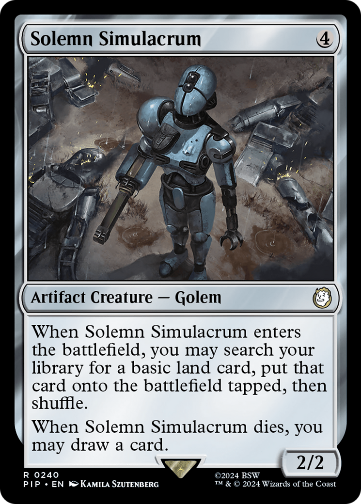 Simulacro Solene / Solemn Simulacrum - Magic: The Gathering - MoxLand
