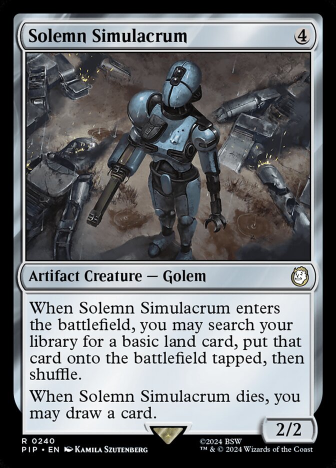 Simulacro Solene / Solemn Simulacrum - Magic: The Gathering - MoxLand