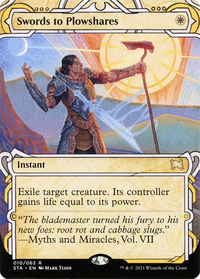 Espadas em Arados / Swords to Plowshares - Magic: The Gathering - MoxLand