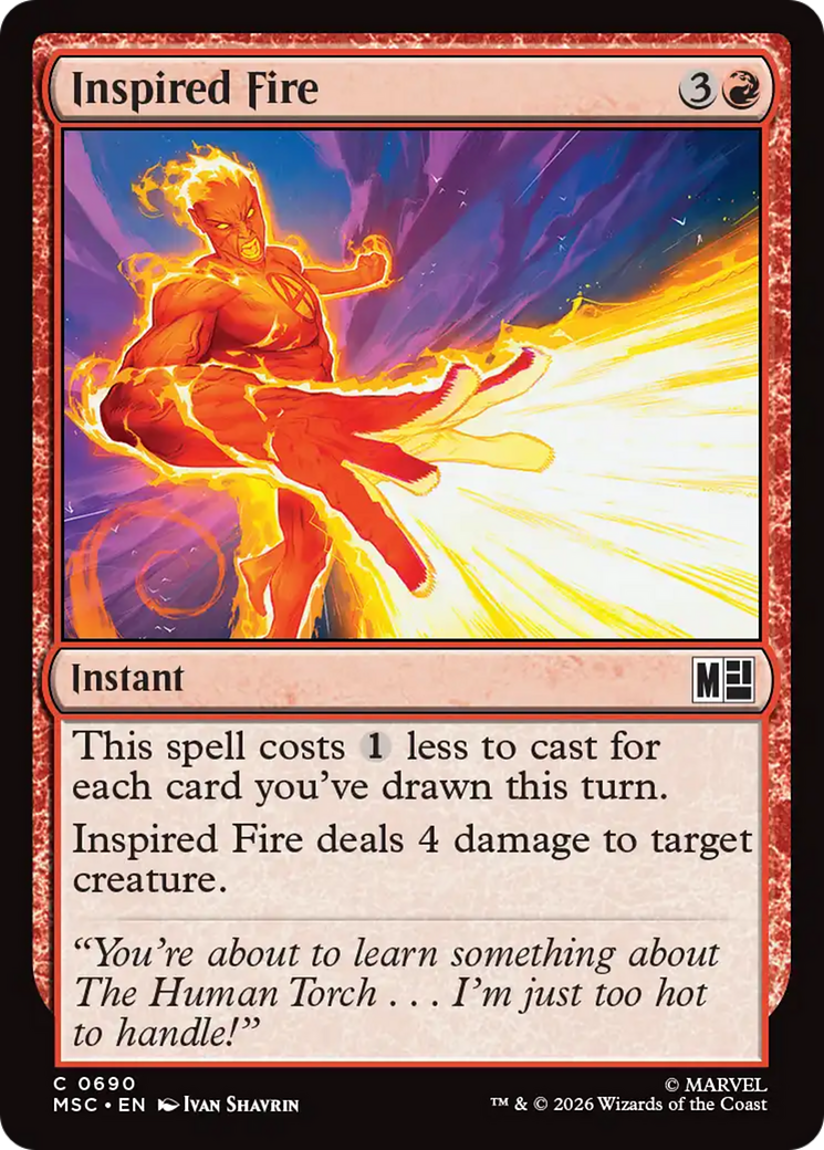 Inspired Fire - Magic: The Gathering - MoxLand