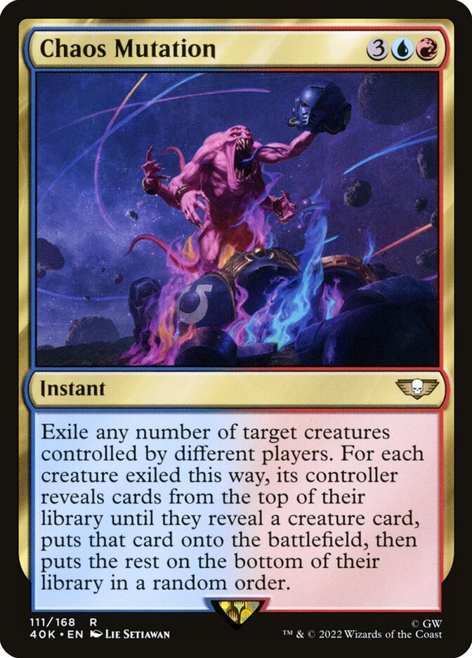 Mutação do Caos / Chaos Mutation - Magic: The Gathering - MoxLand