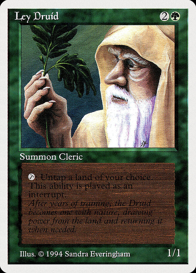 Druida da Pradaria / Ley Druid - Magic: The Gathering - MoxLand