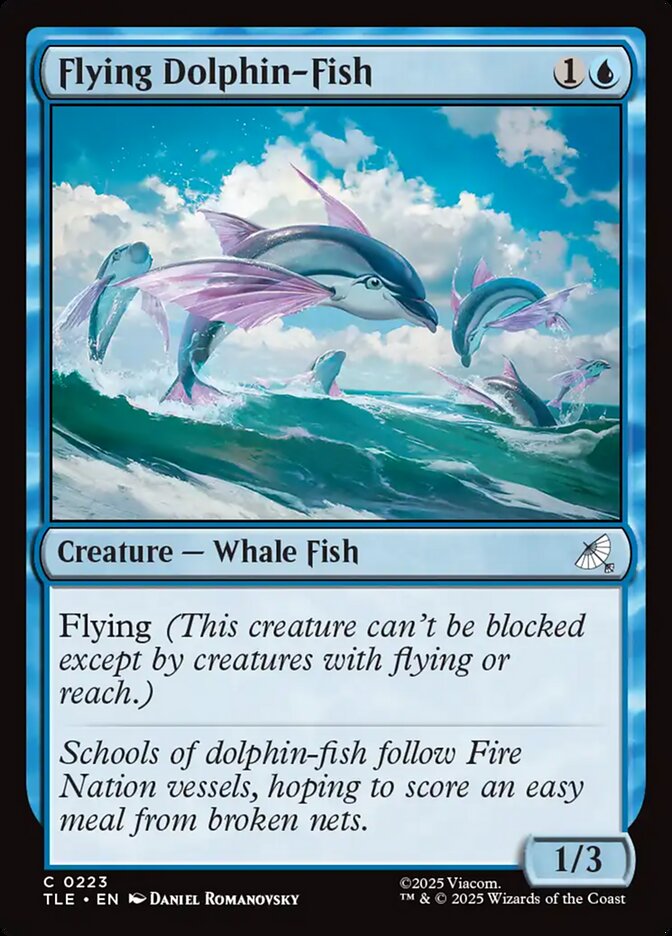 Peixe-golfinho-voador / Flying Dolphin-Fish - Magic: The Gathering - MoxLand