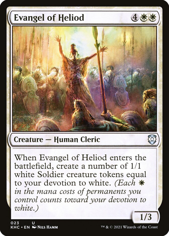 Evangelista de Heliode / Evangel of Heliod - Magic: The Gathering - MoxLand