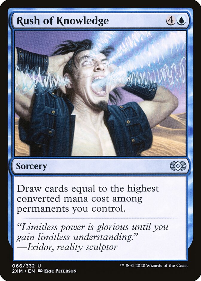 Torrente de Conhecimento / Rush of Knowledge - Magic: The Gathering - MoxLand