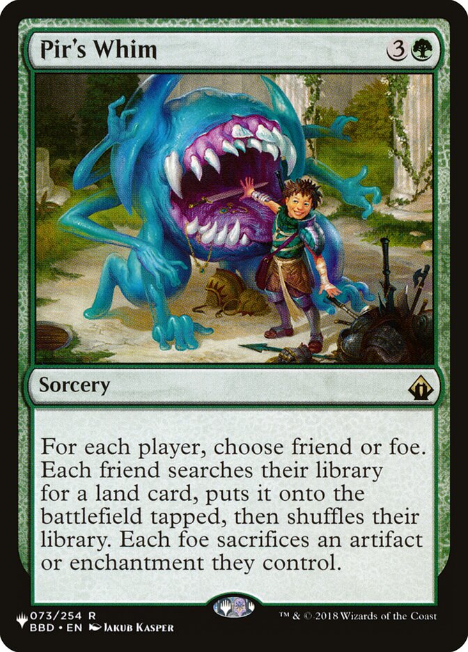 Pir's Whim - Magic: The Gathering - MoxLand