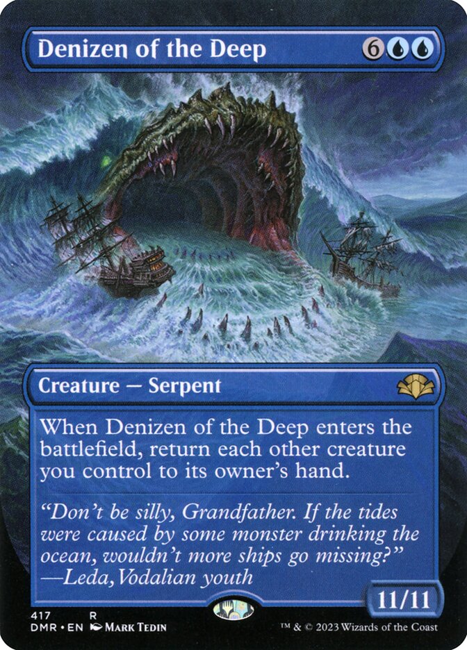 Habitante das Profundezas / Denizen of the Deep - Magic: The Gathering - MoxLand