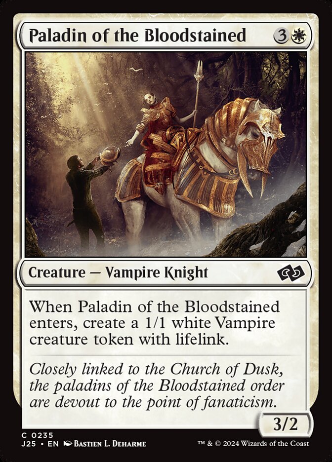Paladina da Mancha-de-Sangue / Paladin of the Bloodstained - Magic: The Gathering - MoxLand