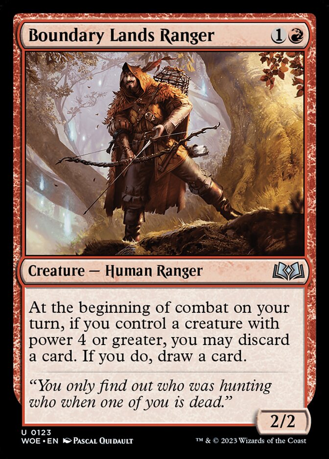 Guardião das Terras Fronteiriças / Boundary Lands Ranger - Magic: The Gathering - MoxLand