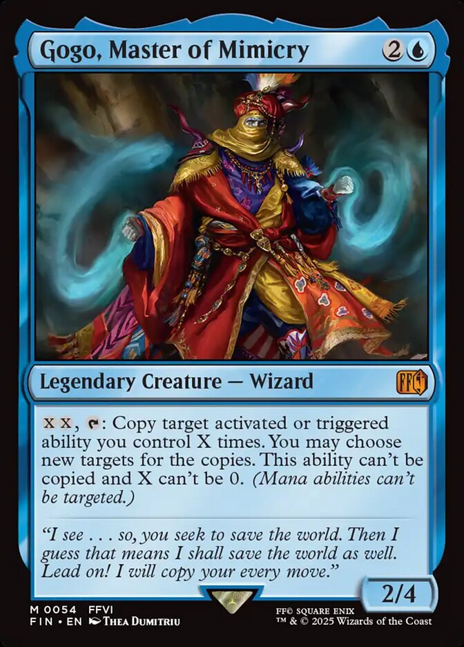Gogo, Mestre da Imitação / Gogo, Master of Mimicry - Magic: The Gathering - MoxLand