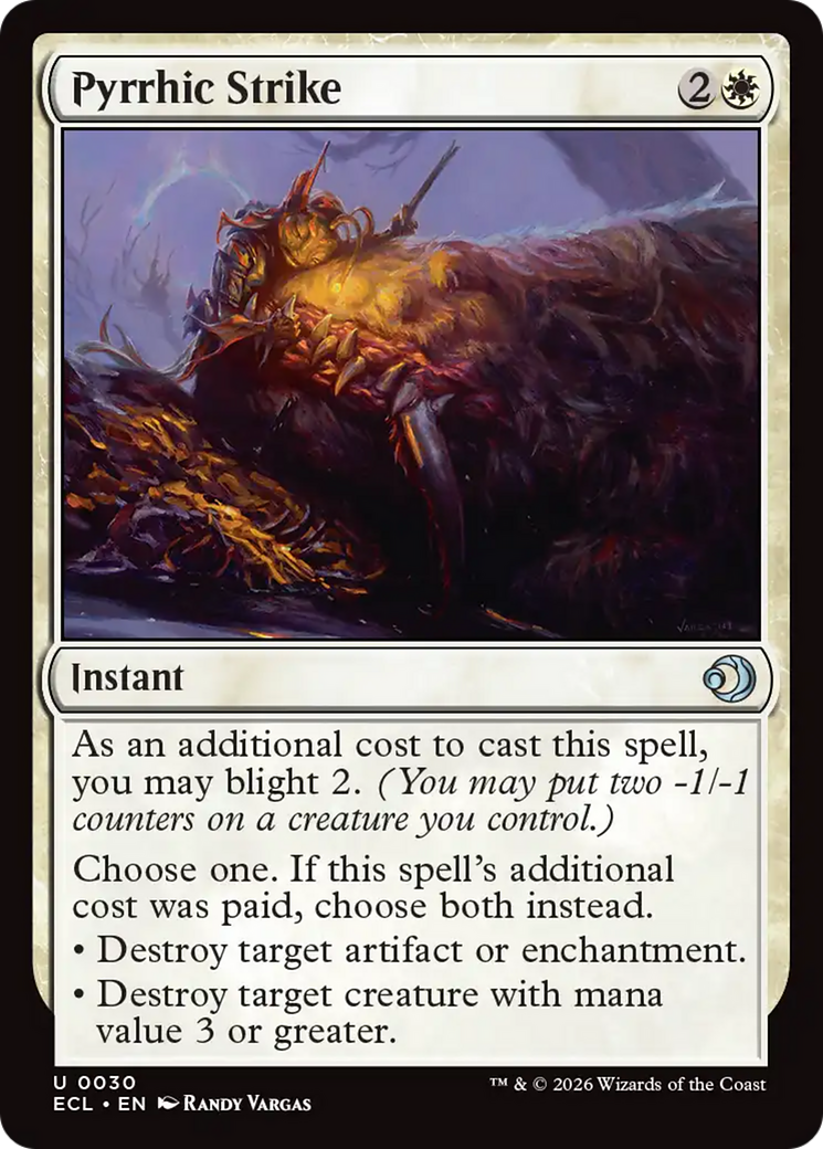 Ataque Pírrico / Pyrrhic Strike - Magic: The Gathering - MoxLand