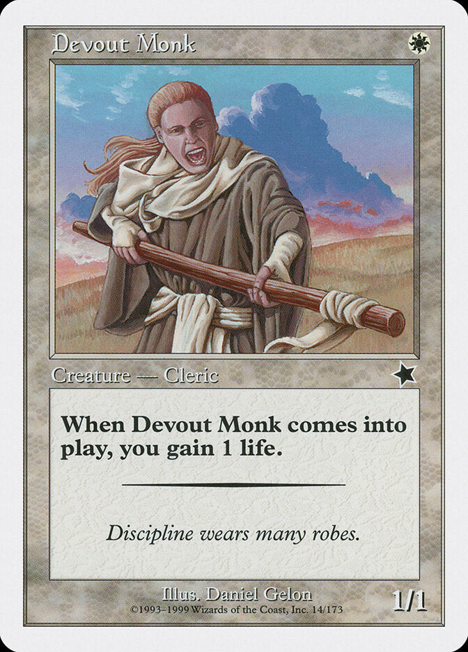 Devout Monk - Magic: The Gathering - MoxLand