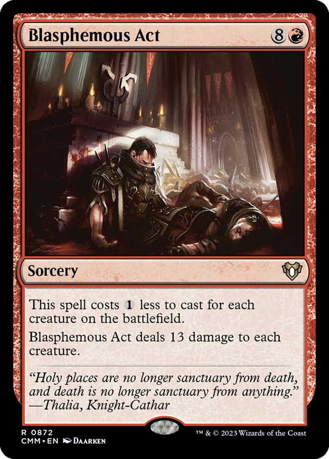 Ato Blasfemo / Blasphemous Act - Magic: The Gathering - MoxLand