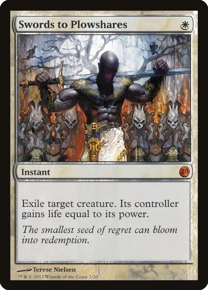 Espadas em Arados / Swords to Plowshares - Magic: The Gathering - MoxLand