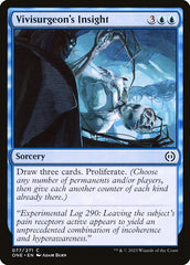 Visão de Vivicirurgião / Vivisurgeon's Insight - Magic: The Gathering - MoxLand