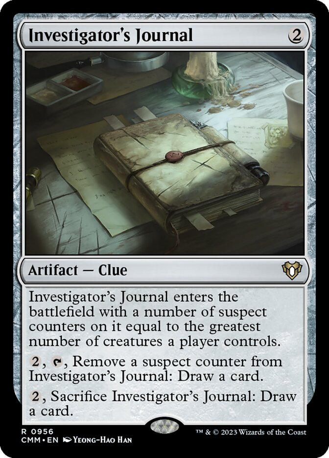 Diário do Investigador / Investigator's Journal - Magic: The Gathering - MoxLand
