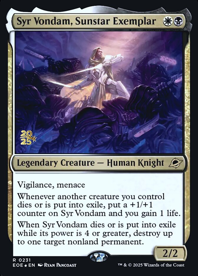 Syr Vondam, Sunstar Exemplar - Magic: The Gathering - MoxLand