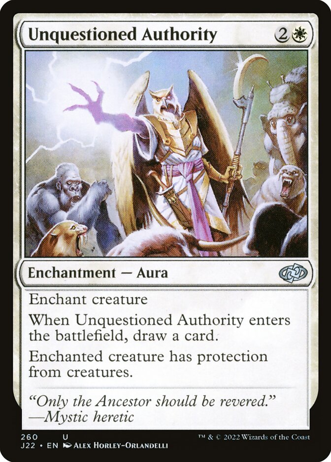 Autoridade Incontestada / Unquestioned Authority - Magic: The Gathering - MoxLand