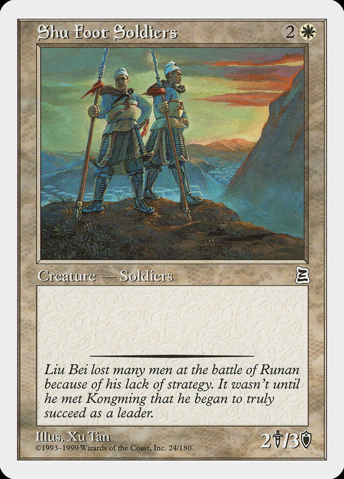 Shu Foot Soldiers - Magic: The Gathering - MoxLand
