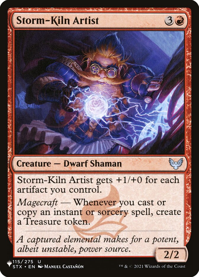 Artista da Fornalha Tempestuosa / Storm-Kiln Artist - Magic: The Gathering - MoxLand