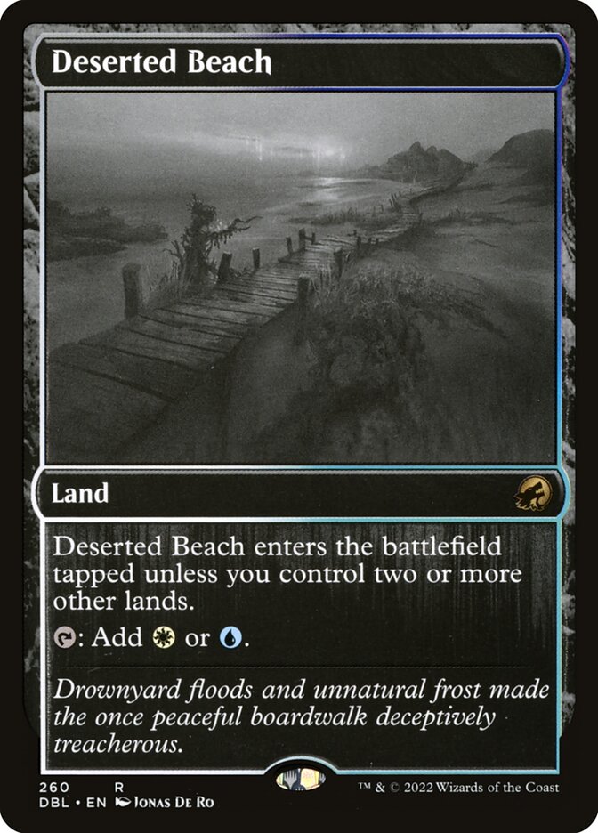 Praia Deserta / Deserted Beach - Magic: The Gathering - MoxLand
