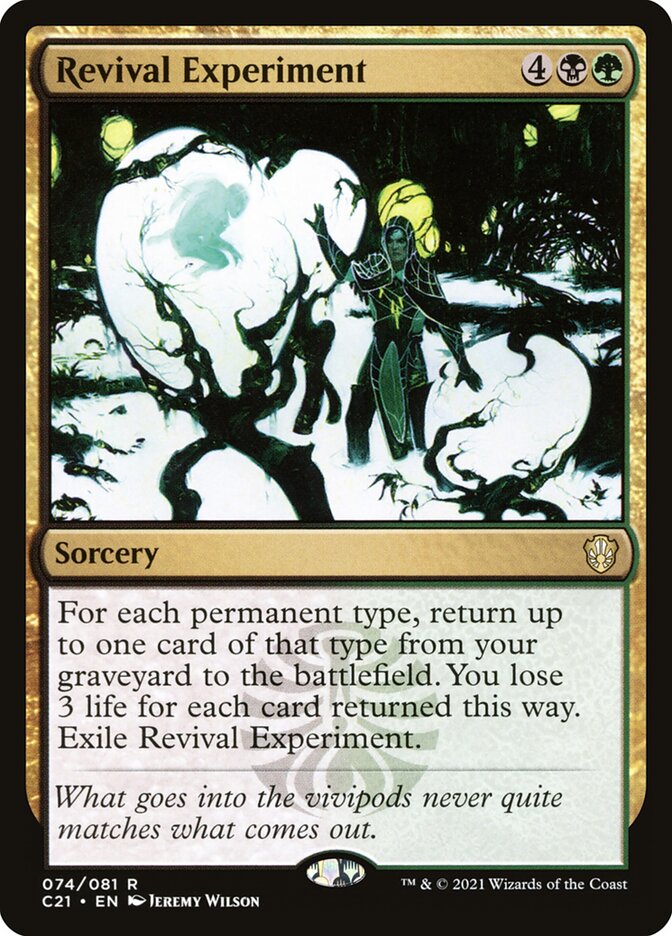 Experimento de Revitalização / Revival Experiment - Magic: The Gathering - MoxLand