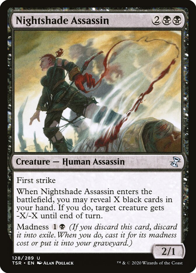 Assassino de Beladona / Nightshade Assassin - Magic: The Gathering - MoxLand