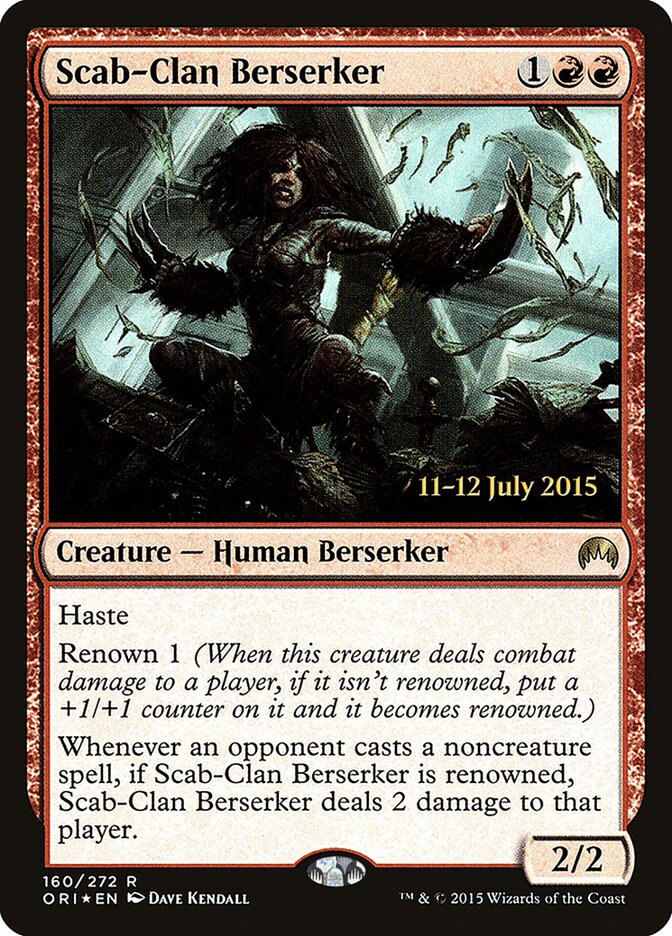 Amoque do Clã Scab / Scab-Clan Berserker - Magic: The Gathering - MoxLand