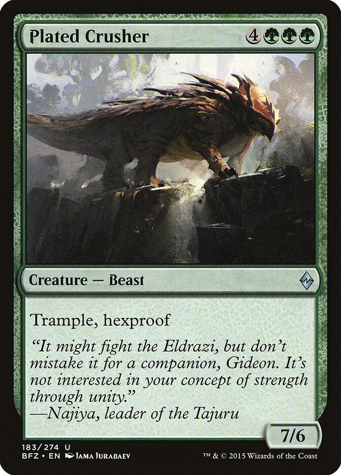 Esmagador Blindado / Plated Crusher - Magic: The Gathering - MoxLand
