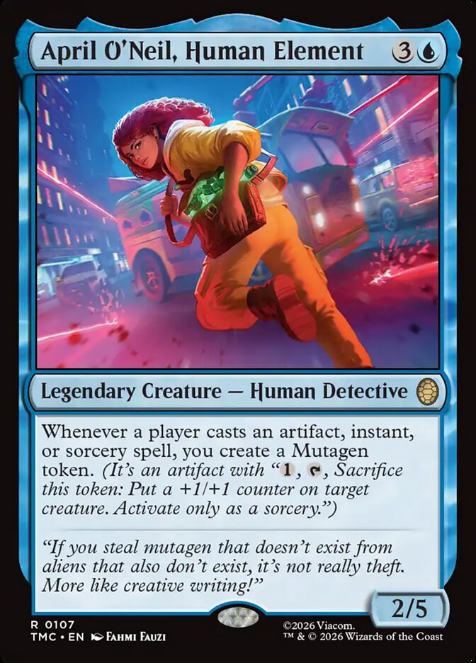 April O'Neil, Human Element - Magic: The Gathering - MoxLand