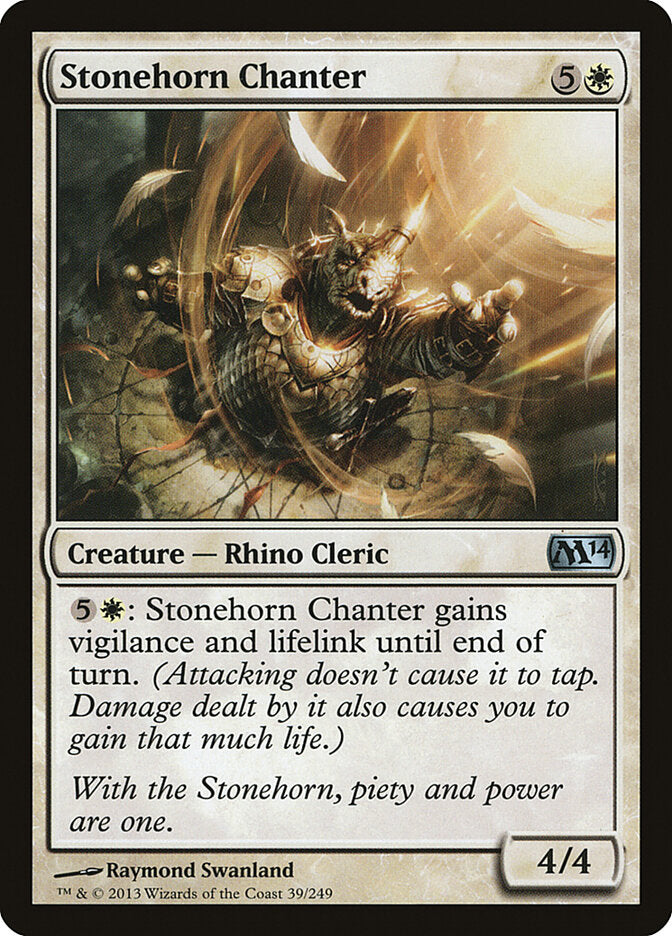 Magitrovador Corno-de-pedra / Stonehorn Chanter - Magic: The Gathering - MoxLand