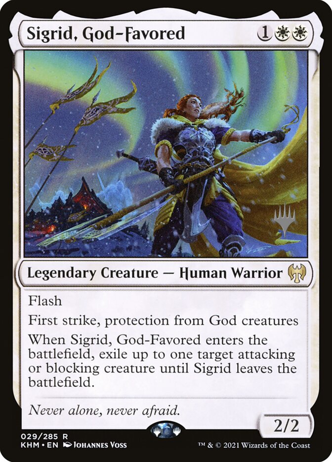 Sigrid, Favorecida pelos Deuses / Sigrid, God-Favored - Magic: The Gathering - MoxLand