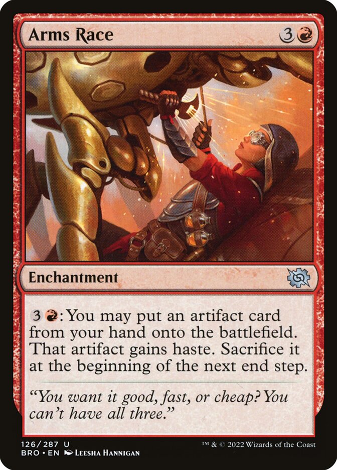 Corrida Armamentista / Arms Race - Magic: The Gathering - MoxLand