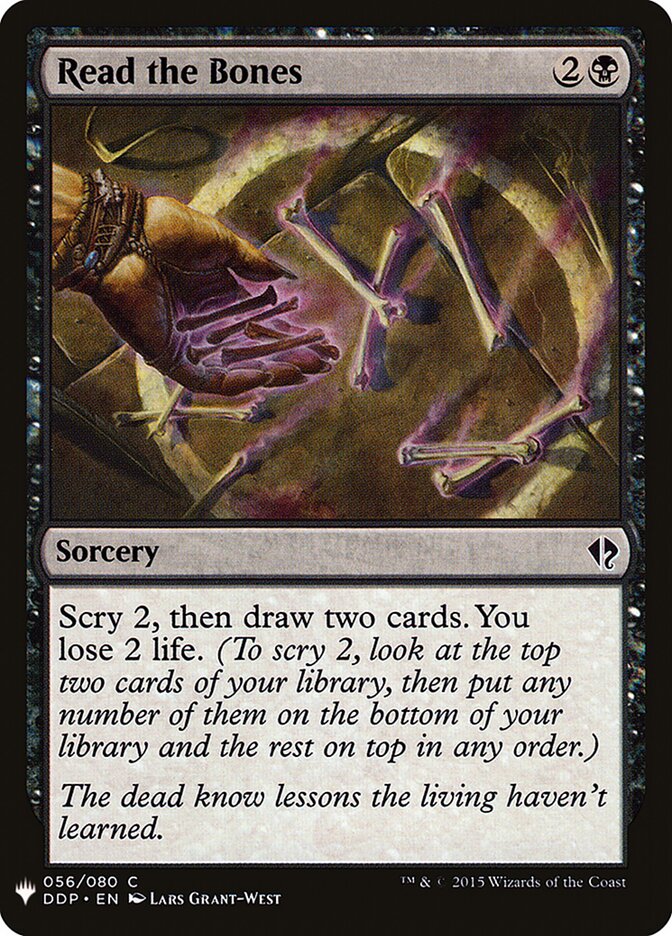 Leia os Ossos / Read the Bones - Magic: The Gathering - MoxLand