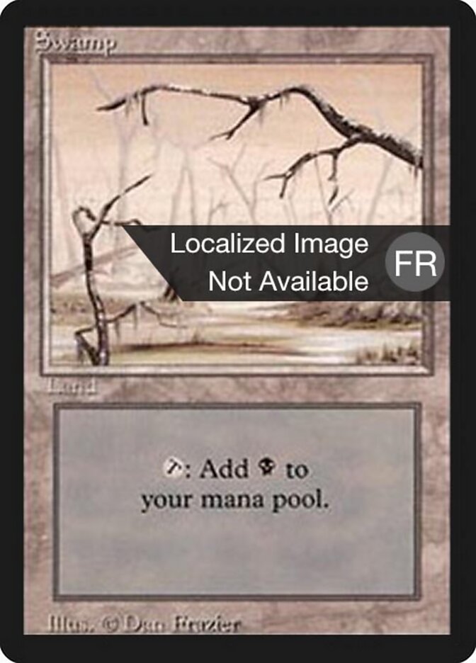 Pântano / Swamp - Magic: The Gathering - MoxLand