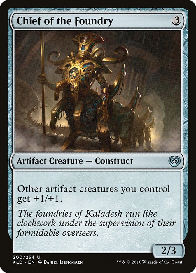 Chefe da Fundição / Chief of the Foundry - Magic: The Gathering - MoxLand