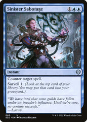 Sabotagem Sinistra / Sinister Sabotage - Magic: The Gathering - MoxLand