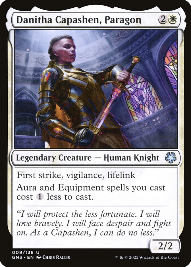 Danitha Capashena, Paradigma / Danitha Capashen, Paragon - Magic: The Gathering - MoxLand