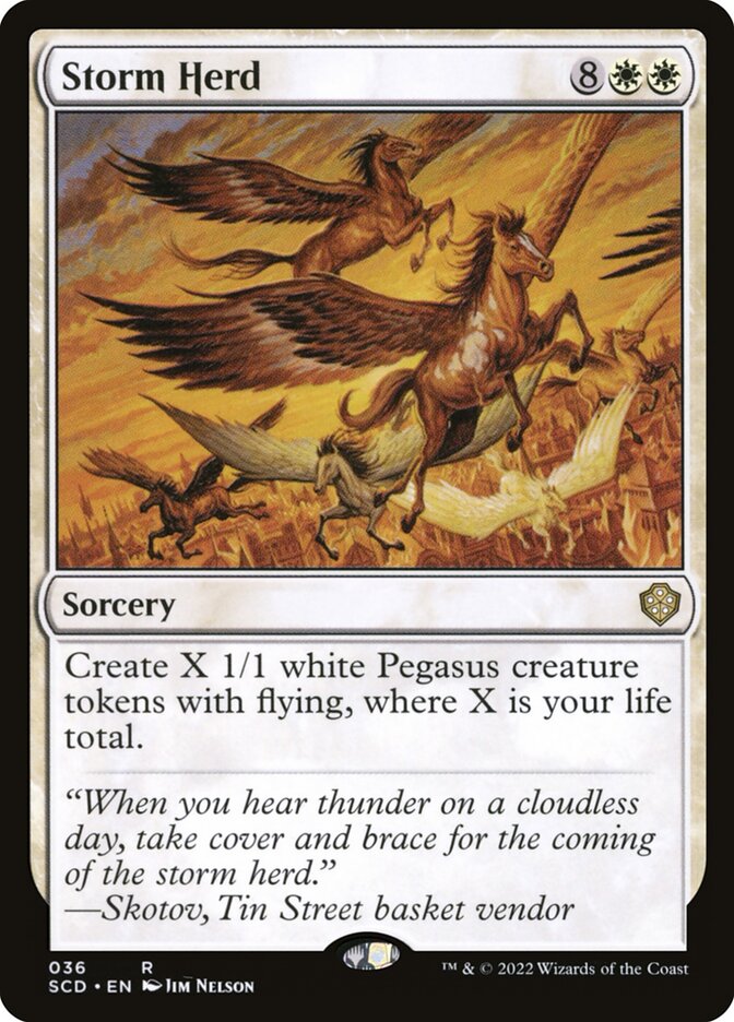 Rebanho Trovejante / Storm Herd - Magic: The Gathering - MoxLand