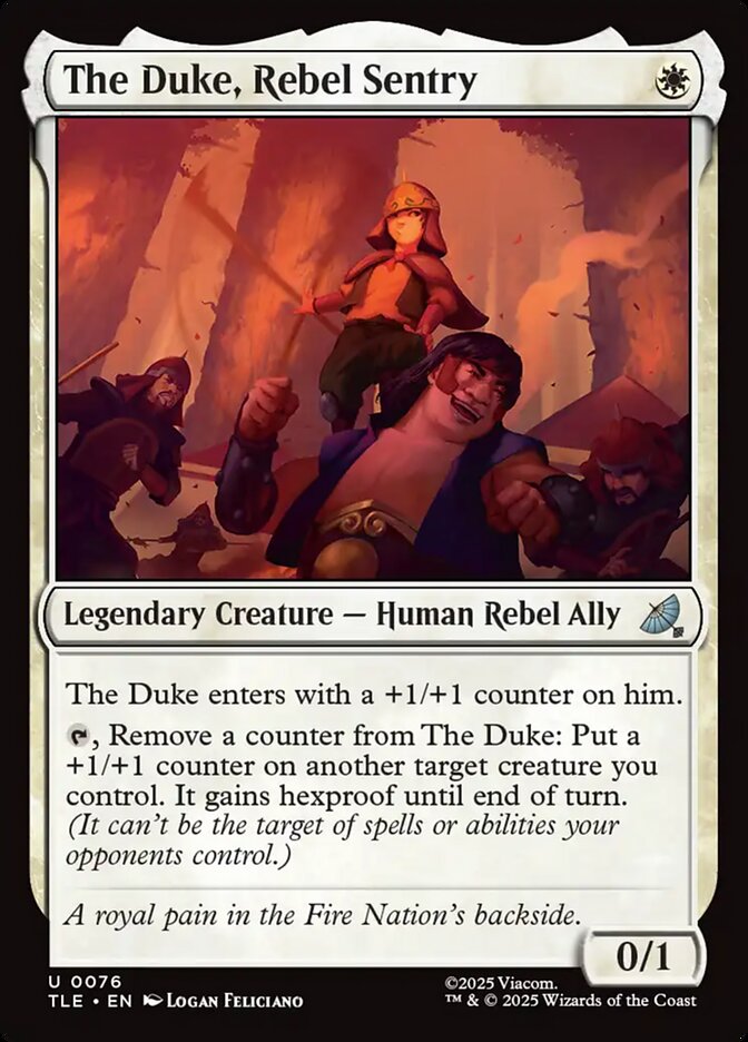O Duque, Sentinela Rebelde / The Duke, Rebel Sentry - Magic: The Gathering - MoxLand