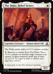 O Duque, Sentinela Rebelde / The Duke, Rebel Sentry - Magic: The Gathering - MoxLand